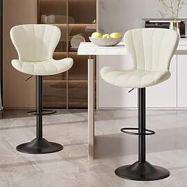 Hawthyhome Barhocker 2er Set Höhenverstellbar