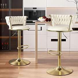 Hawthyhome Barhocker 2er Set, Höhenverstellbar