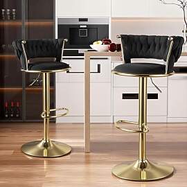 Hawthyhome Barhocker 2er Set, Höhenverstellbar