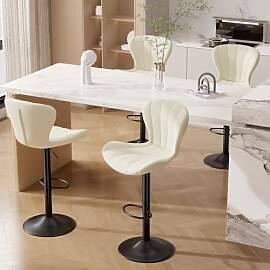 Hawthyhome Barhocker 4er Set Höhenverstellbar