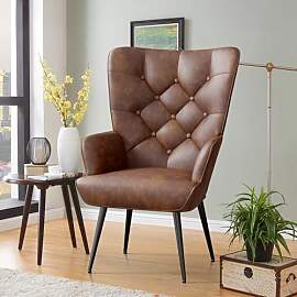 Hawthyhome eleganter Sessel polsterstuhl Ohnzimmer 
