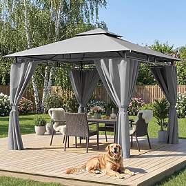 Hawthyhome Pavillon 3x3 Wasserdicht Stabil,