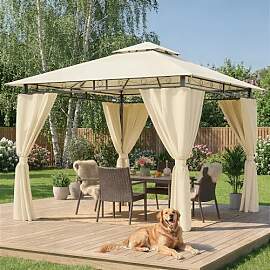 Hawthyhome Pavillon 3x3 Wasserdicht Stabil,