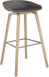 HAY - About A Stool AAS 32 klein Höhe 76cm Grau