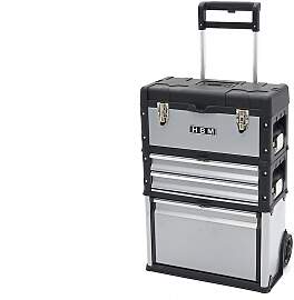 HBM 3-teiliges modulares mobiles Werkzeugkoffer-Set