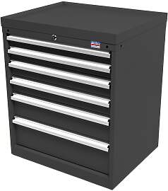 HBM 6-Schubladenschrank / Profi-Werkzeugschrank 72 