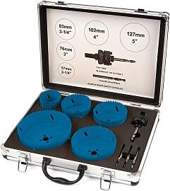HBM 9-teiliges Bi-Metall-Lochsäge-Set Große
