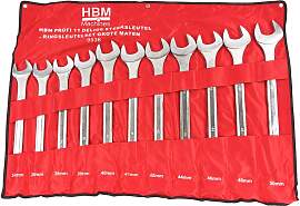 HBM Profi 11-teiliger Maulschlüssel -