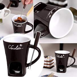 HBSFBH Schokoladen Fondue Becher Set, 200 ml