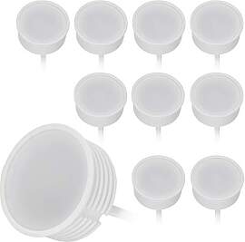 HCFEI 10x Ultra Flaches 230V 5W GU10 MR16 LED