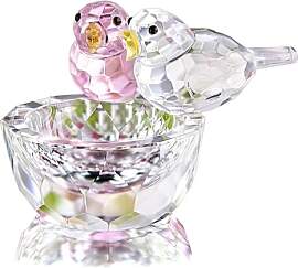 HDCRYSTALGIFTS 8,4 cm große Kristallvogel-Figur,