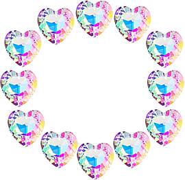 H&D Hyaline & Dora 12 Bunte Kristall Herz
