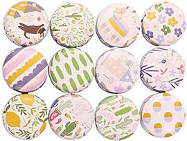 Healifty 12 stücke Mini Metall Leere dosen runde