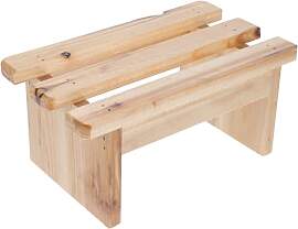 Healvian Holz Fußschemel 8.66X5.12X4.13 Zoll