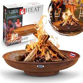 HEAT Outdoor Living Feuerschale 60 cm Ø Rost -