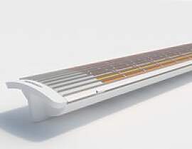 HEATSCOPE NEXT Energy-Heizstrahler weiß [konvexer 