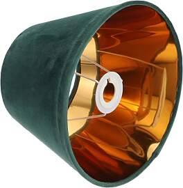 HEATSHAKING Velours Lampenschirm mit Goldener
