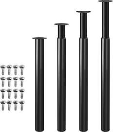 Hebitod 4er-Pack Möbelfüße, Tischbeine Metall