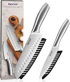 hecef 2‑teiliges Küchenmesserset, 18 cm
