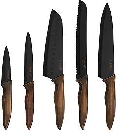 hecef Küchenmesser Set 5-teilig, Profi Scharfe