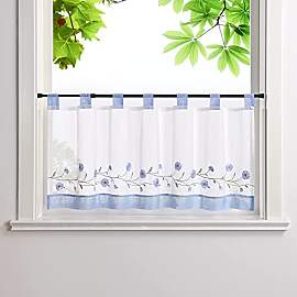 HeichkelL Bestickte Scheibengardine Voile