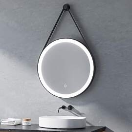 Heilmetz Badspiegel mit Beleuchtung Rund 60cm, LED 