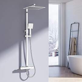 Heilmetz Duschsystem mit Thermostat Regendusche