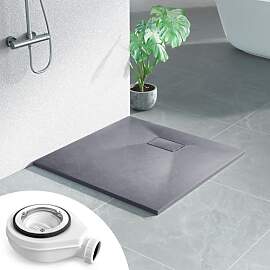 Heilmetz Duschwanne 80x80 cm inkl.Siphon|