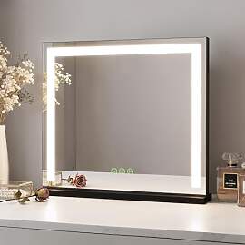 Heilmetz Schminkspiegel mit Beleuchtung für Tisch 