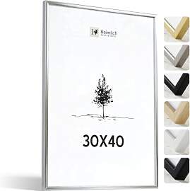 Heimlich® - Bilderrahmen - 30x40 cm, Aluminium,