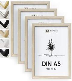 Heimlich® - Bilderrahmen - A5 14,8 x 21 cm,
