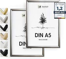 Heimlich® - Bilderrahmen - A5 14,8x21 cm,