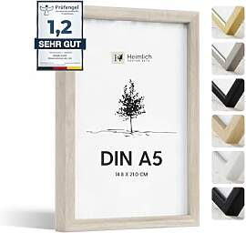 Heimlich® - Bilderrahmen - A5 14,8x21 cm,