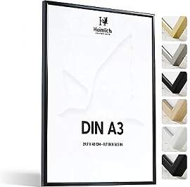 Heimlich® 1x Bilderrahmen DIN A3 30x42 cm Schwarz 