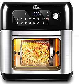 Heißluftfritteuse,10L Air fryer Fritteuse,Uten