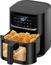 Heißluftfritteuse Air fryer mit Sichtfenster Mini 