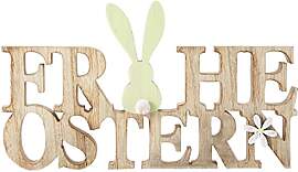 HEITMANN DECO Holz Schriftzug Frohe Ostern mit