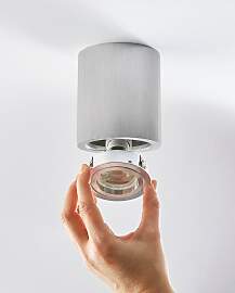 HEITRONIC Deckenleuchte "ADL9301", grau