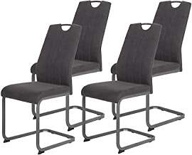 Hela Tische, 4er Set Esszimmerstuhl, Schwingstuhl