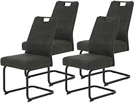 Hela Tische, 4er Set Schwingstuhl Kerstin