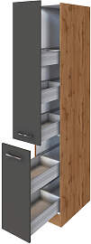 Held Apothekerschrank, Anthrazit, einzeln