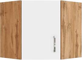 Held Eckhängeschrank 60 cm Eiche/Weiß