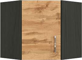 Held Eckoberschrank ca. 60 cm Eiche/Anthrazit