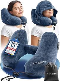 HELDENWERK® Air Nackenkissen Flugzeug Aufblasbar