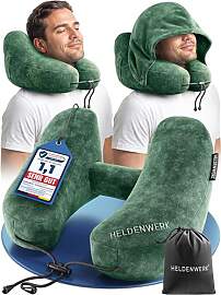 HELDENWERK® Air Nackenkissen Flugzeug Aufblasbar