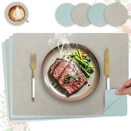 HELI MIAO 4er Set Tischset aus