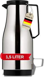 Helios Isolierkanne Champion Schwarz 1,5L – 6h