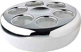 Helios Pure Flaschenkühler Weiß/Chrom -
