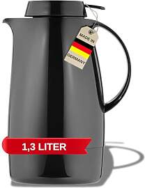 Helios Servitherm Thermoskanne Schwarz 1,3L – 6h 