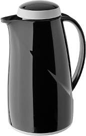 Helios Wave Thermoskanne Schwarz 1L - 6h Heiß -